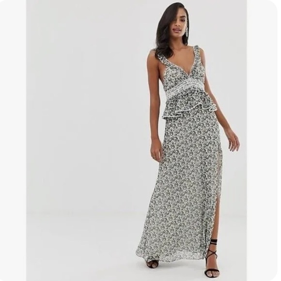 The Jetset Diaries TJD Dazed and Confused Ruffle Maxi Dress - Picture 6 of 6
